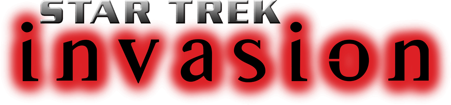 Star Trek Invasion logo for Playstation